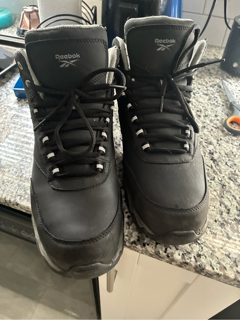 Reebok Men's Black and Gray Outdoor Boots